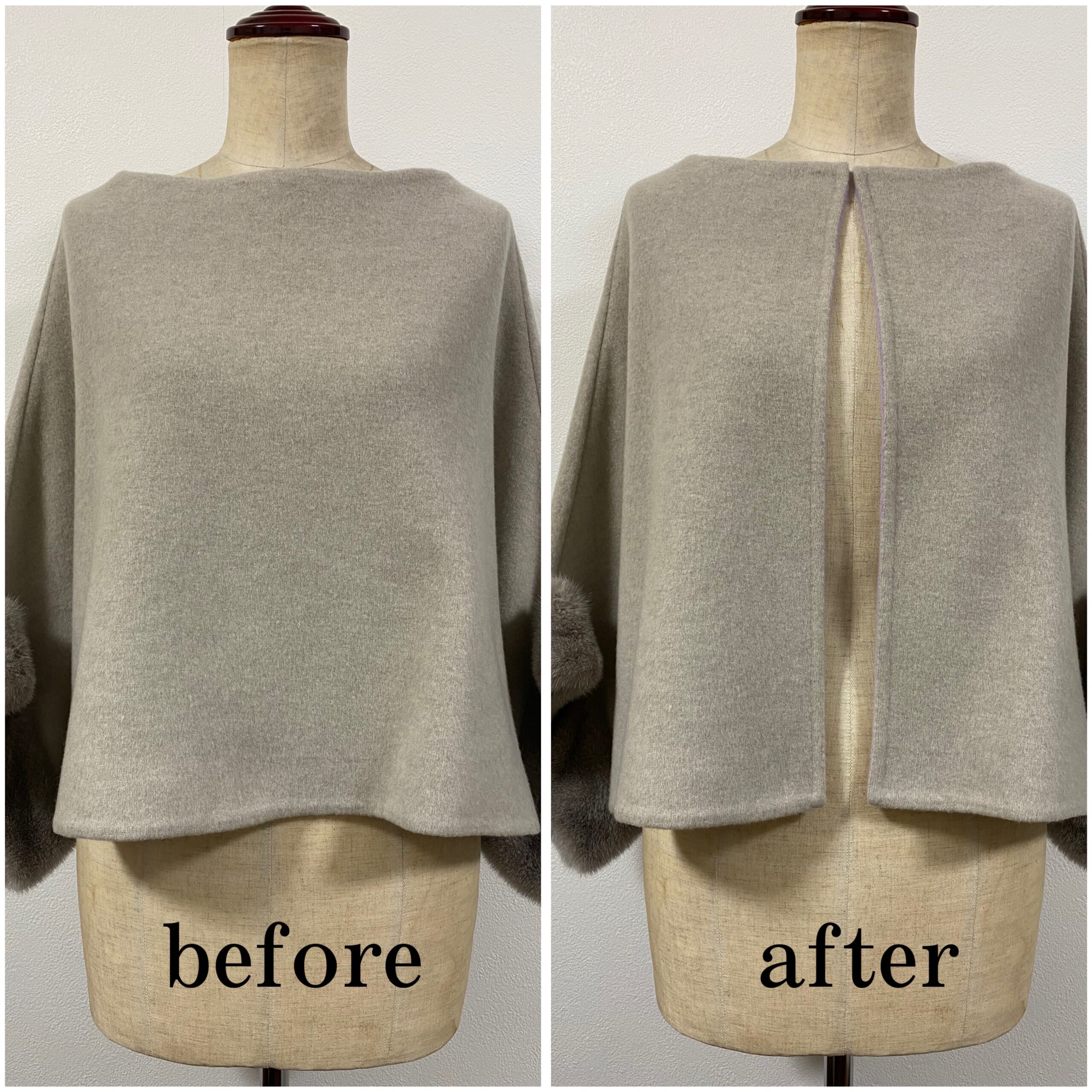 Read more about the article カシミアニットのダブルフェイス生地