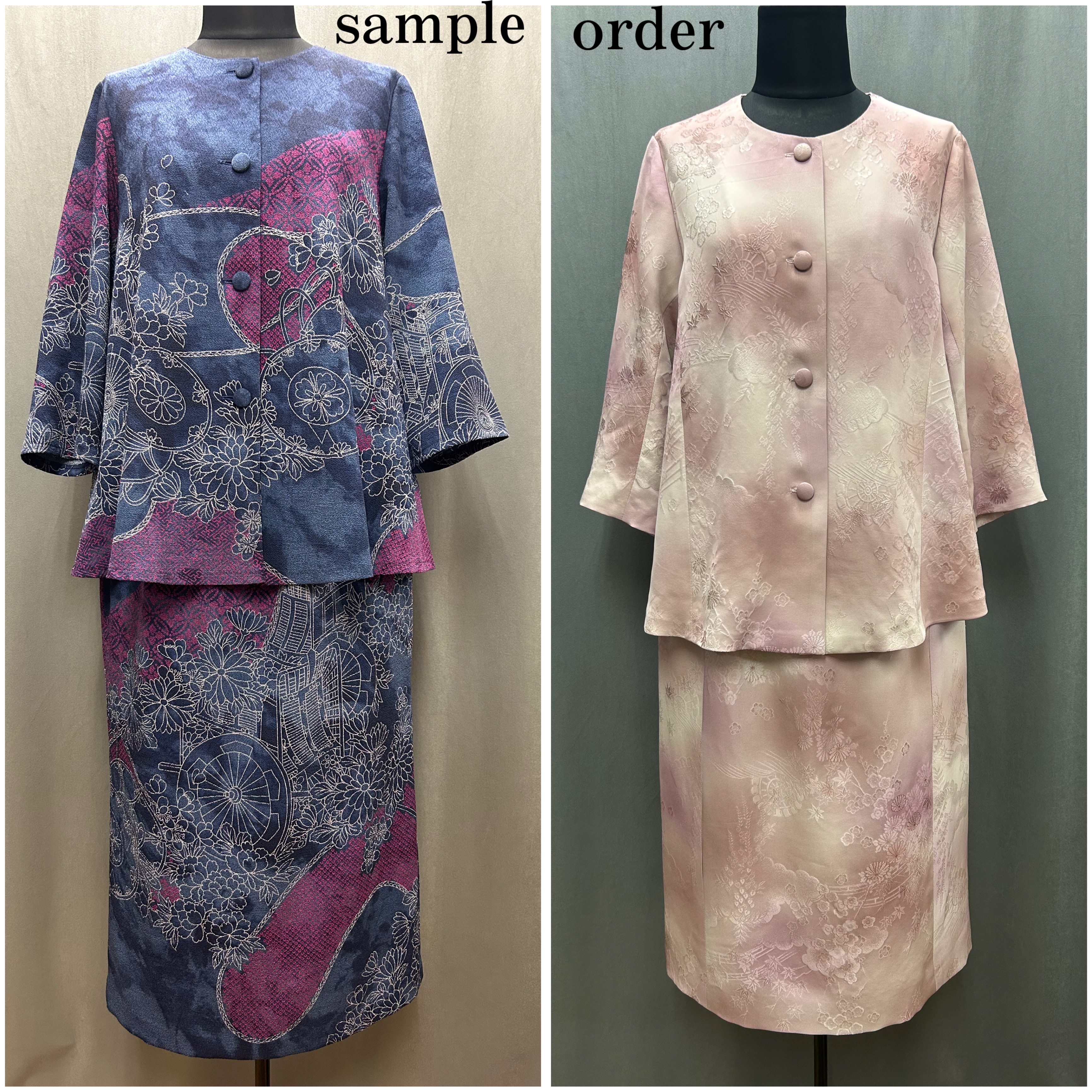 Read more about the article キモノリメイク：ブラウス＆スカート